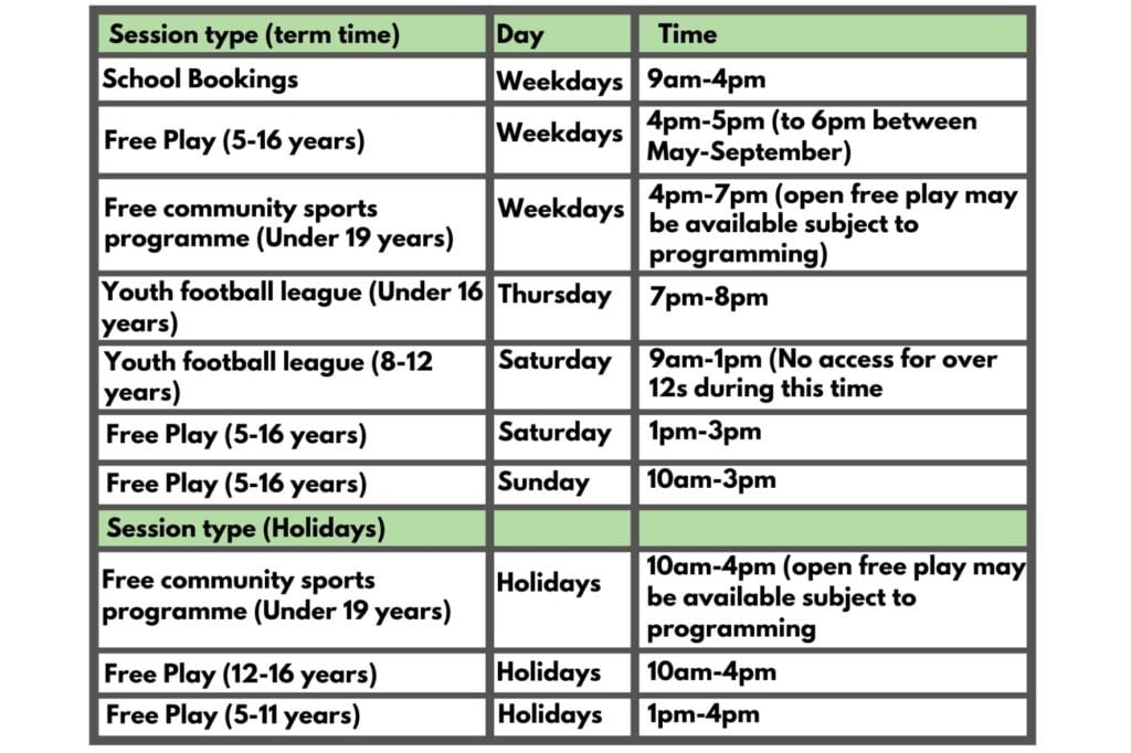 Pitch Calendar